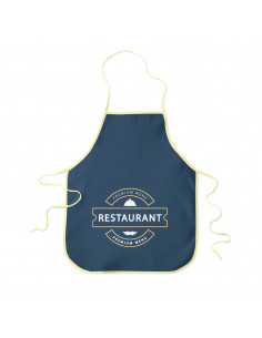 Delantal con bies Sarga...