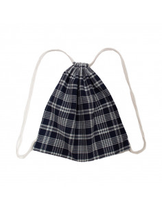 Mochila Cuadros Azules Hierbas