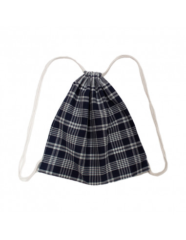 Mochila Cuadros Azules Hierbas