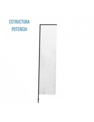 Estructura flag banner Potencia