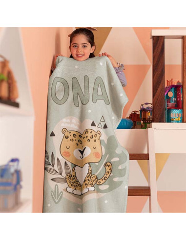 Manta coralina personalizada