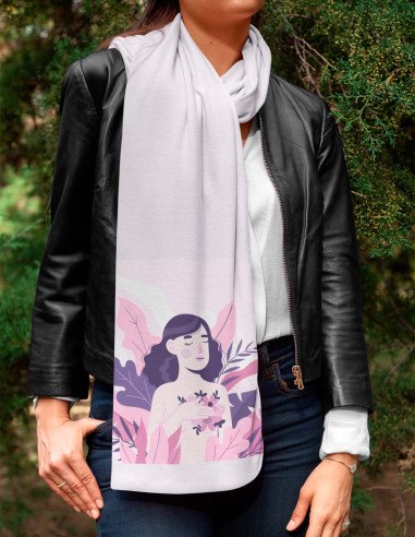 Bufanda Polar sin fleco sublimada