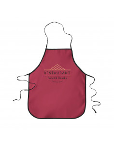 Delantal con bies Streck...