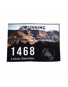 Dorsal deportivo sublimado