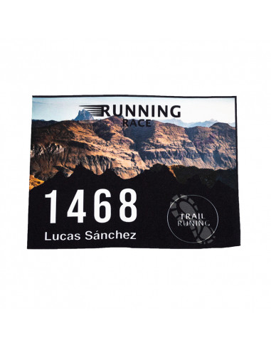 Dorsal deportivo sublimado