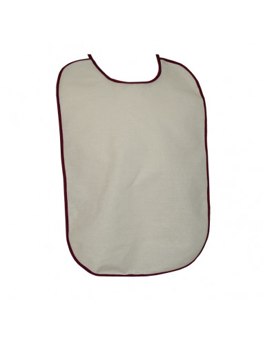 Babero liso ecológico adulto