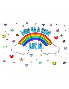 Bandera "Todo va a salir bien" 2