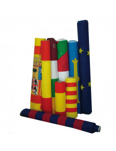 Bandera a metros Unión...