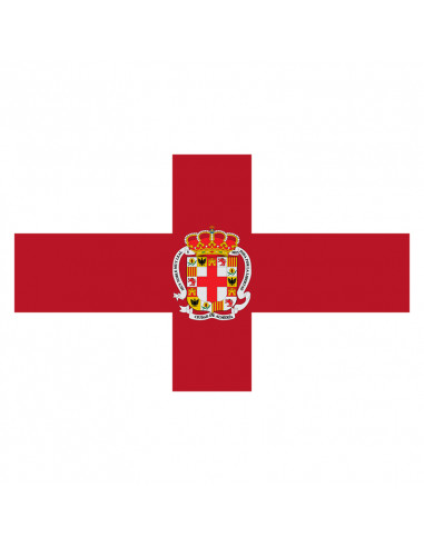 Bandera Almeria con anillas y refuerzo