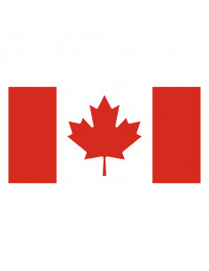 Bandera Canadá con anillas...