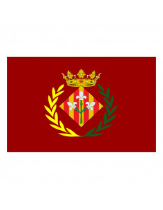 Bandera Lérida con anillas...