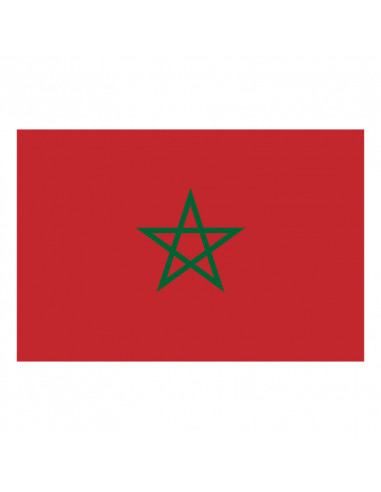 Bandera Marruecos con anillas y refuerzo