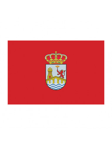Bandera Ourense con anilla y refuerzo