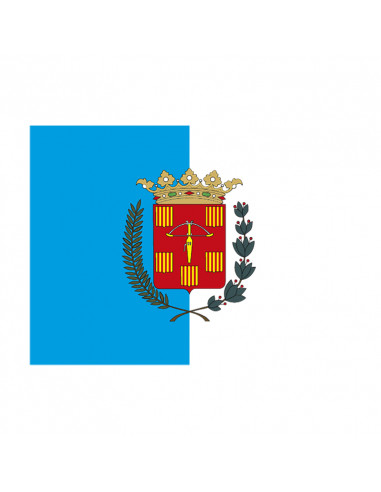 Bandera Sariñena con anillas y refuerzo