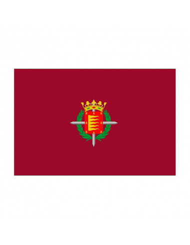 Bandera Valladolid con anilla y refuerzo